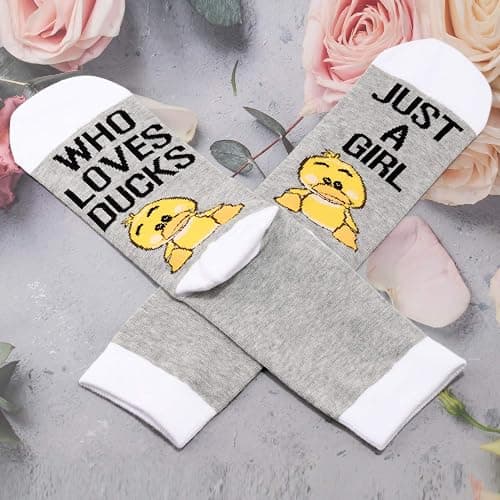 LEVLO Pickle Socks Pickle Lover Gift Just A Girl Who Loves Pickles Novelty Socks thumbnail 2