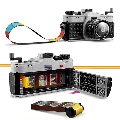 LEGO Creator 3in1 Retro Camera Toy to Video Camera to TV Set, Kids' Desk Decoration or Bedroom Accessories, Photography Gifts for Girls and Boys Aged 8 Plus Years Old Who Enjoy Creative Play 31147 thumbnail 5