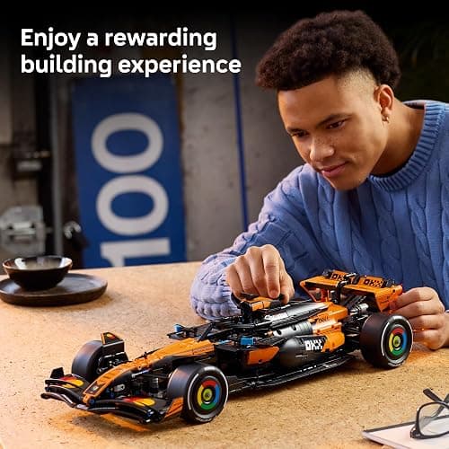 LEGO Technic McLaren MCL39 F1 Car Building Set for Adults - Room or Office Decor for Men & Women, Ages 18+ - F1 Gifts for Fans - Authentic Details - 42228 thumbnail 4