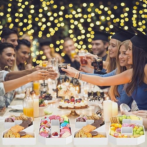 HILAVO 2026 Charcuterie Number Fillable, 4Pcs 13.7" Numbers Charcuterie Board Box 2026 Graduation Decorations Food Serving Tray for Congrats Grad Sports Event Birthday Party Supplies thumbnail 8