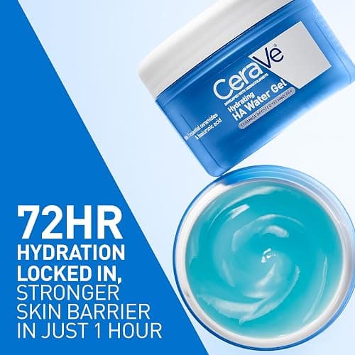 CeraVe Hydrating Hyaluronic Acid Water Gel Moisturizer for Face, 1.7oz | Lightweight Water Gel with Ceramides, Niacinamide and Hyaluronic Acid For Plumping Hydration, Safe For Sensitive Skin thumbnail 3