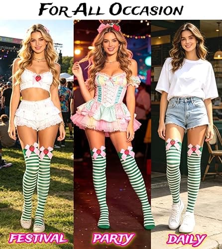 Benefeet Sox Thigh High Socks for Women Girls Novelty Cotton Over the Knee High Socks Funny Crazy Long Stockings Leg Warmers thumbnail 5