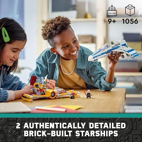 Lego Star Wars: Ahsoka New Republic E-Wing vs. Shin Hati’s Starfighter 75364 Star Wars Playset Based on The Ahsoka TV Series, Show Inspired Building Toy for Ahsoka Fans Featuring 5 Star Wars Figures thumbnail 2