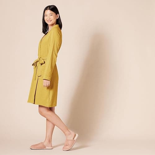 Amazon Essentials Women's Lightweight Waffle Mid-Length Robe (Available in Plus Size) thumbnail 5