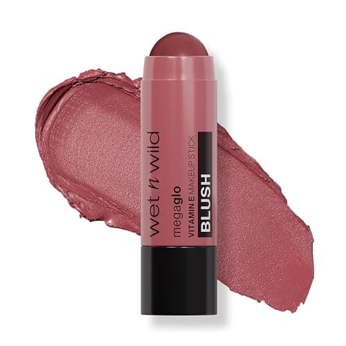 wet n wild MegaGlo Makeup Stick, Buildable Color, Versatile Use, Cruelty-Free & Vegan - Say It Ain't Rose - Image 1