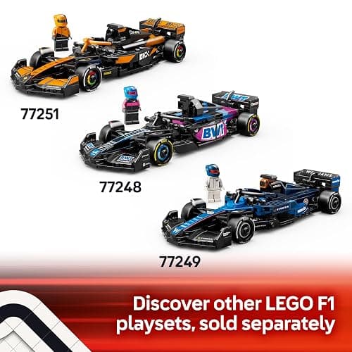 LEGO Speed Champions MoneyGram Haas F1 Team VF-24 Race Car Toy - Model Kit w/a Collectible Formula 1 Driver Minifigure - Gift for 10+ Year Old Boys, Girls and Adult Motorsport Fans - 77250 thumbnail 9