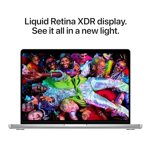 Apple 2025 MacBook Pro Laptop with M5 chip with 10‑core CPU and 10‑core GPU: 14.2-inch Liquid Retina XDR Display, 24GB Unified Memory, 1TB SSD Storage; Silver with AppleCare+ (3 Years) thumbnail 4