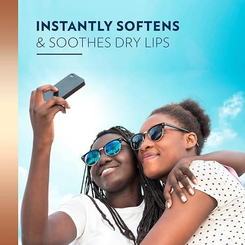 Vaseline Lip Therapy Lip Balm Mini 2 Pack Cocoa Butter For Dry Cracked Skin 0.25 oz thumbnail 3