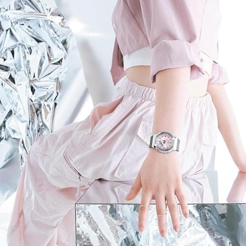 G-Shock Casio Women's Pink Analog Digital Watch GMS2110-4A thumbnail 5