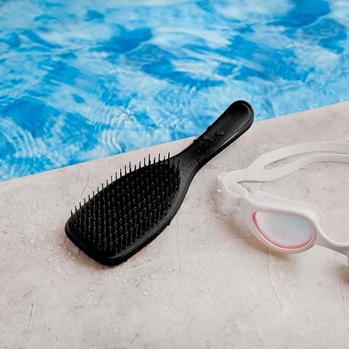 Tangle Teezer Ultimate Detangler Haarbürste – Für Nasses & Trockenes Haar – Entwirrungsbürste für Alle Haartypen – Zweistufige Borsten Reduzieren Haarbruch & Entfernen Knoten – Schwarz thumbnail 5