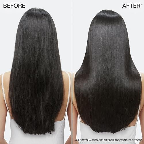 Redken All Soft Shampoo - Moisturizes & Hydrates Dry, Brittle Hair, Gently Cleanses and Softens, With Argan Oil, Safe For Color-Treated Hair thumbnail 3