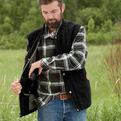Legendary Whitetails Men's Concealed Carry CCW Vest with Two Holsters Water-Repellent Canvas Insulated thumbnail 5