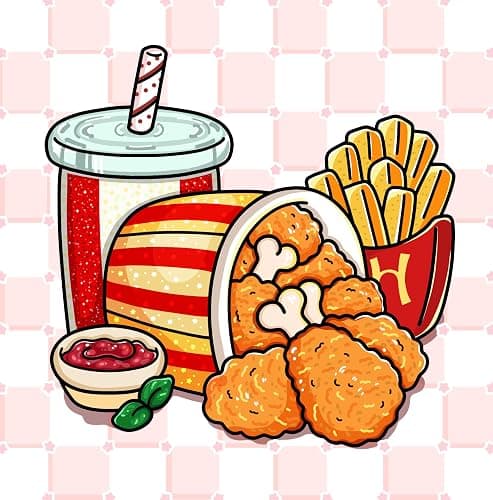 Comfort Food: Bold and Easy Coloring Book for Adults and Teens thumbnail 4