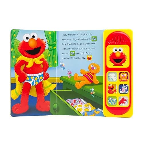 Sesame Street - Potty Time with Elmo - Potty Training Sound Book - PI Kids thumbnail 3