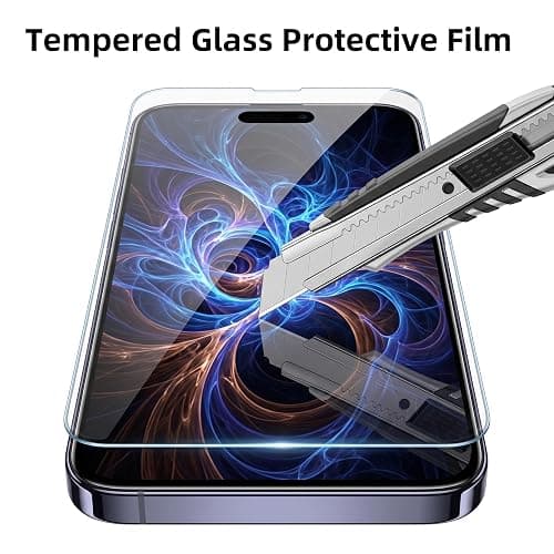 2-Pack Privacy Screen Protector for iPhone 16/16 Pro/iPhone 16 Plus/iPhone 16 Pro Max, Anti-Scratch, Touch Sensitive, No Bubbles, Easy to Install (iPhone 16 plus) thumbnail 4