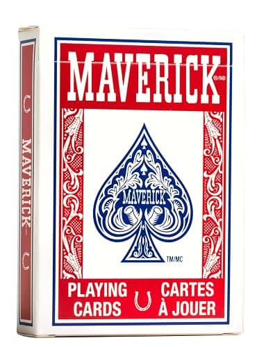 Maverick Playing Cards 12 Pack, Standard Index, Red and Blue Decks, Bulk Playing Cards for Poker, Card Games, and Family Game Night thumbnail 5