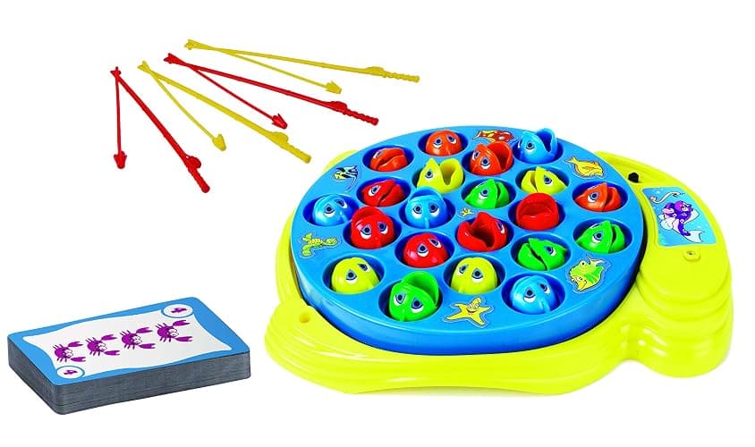 Pressman 58 Let's Go Fishin' Combo Game, Includes Go Fish Card Game thumbnail 2