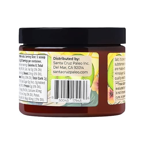 Santa Cruz Paleo Electrolyte Powder, Kiwi Lemonade Flavor, Sugar Free Hydration Drink Mix with Himalayan Pink Salt, Sea Salt, Magnesium Glycinate, Potassium Chloride, Sweetened with Stevia, 30 Srvgs thumbnail 8