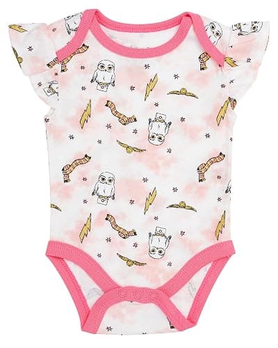 Harry Potter Girls Bodysuit 5-Pack Clothes Gifts - Multipack thumbnail 4