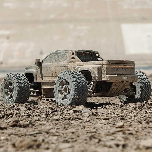 ARRMA 1/10 Big Rock 4X4 223S BLX BRUSHLESS Street Truck RTR with DSC, (Black), ARA4312V4T1 - Black thumbnail 3