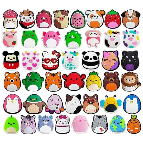 TATOAOWAW Cute Animal Shoe Charms for Women, Cartoon Shoe Decoration for Shoes Bracelet Wristband Clog Sandals Birthday Party Favors Gifts - Image 1