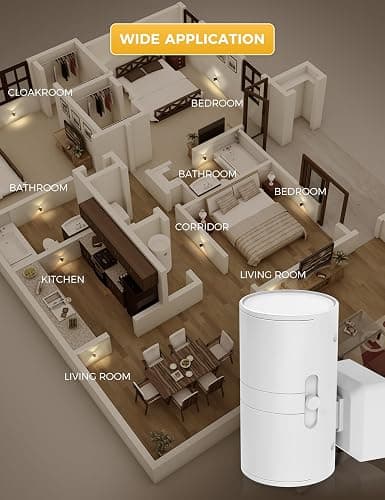 L LOHAS LED Night Light Plug in, Night Lights Plug into Wall, Light Sensor, 0-100LM, Soft White 3000K, Dimmable Night Light, Modern Nightlight for Hallway Bedroom Stairway, 2 Pack thumbnail 7