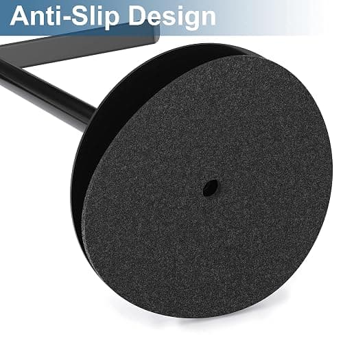 Towel Rack T-Shape Hand Holder for Bathroom,Headband and Lightweight Bathroom Racks,Kitchen Black Holder,Stainless Steel Waterproof Counter Organizer thumbnail 5