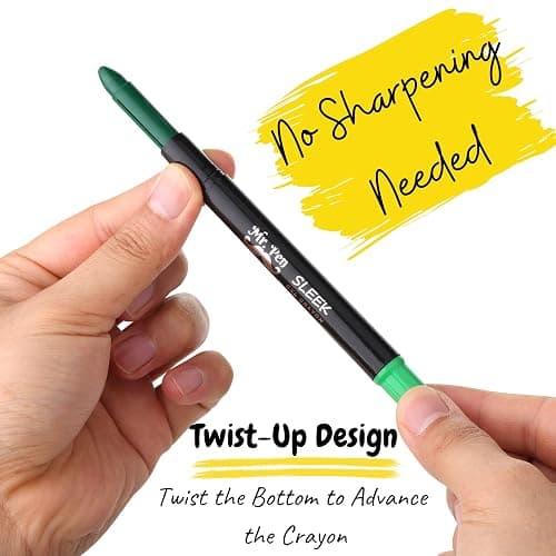 Mr. Pen- Gel Crayons, 20 Pack, Twistable, Non-Toxic, Coloring Crayons thumbnail 5