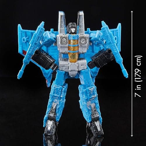 Transformers Toys Generations War for Cybertron Voyager WFC-S39 Thundercracker Action Figure - Siege Chapter - Adults and Kids Ages 8 and Up, 7-inch | Transformers Siege War For Cybertron 7 Inch Action Figure Voyager Class - Thundercracker thumbnail 3