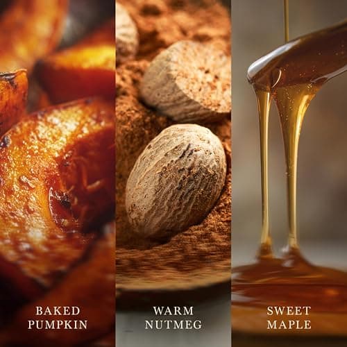 WoodWick Pumpkin Praline Holiday Candle Gifts for Women and Men, 16 oz Ellipse Candle with Crackling Wick thumbnail 3