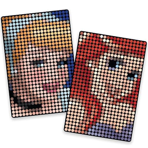 Make It Real Disney Stamp to Reveal Ariel & Cinderella Craft Kit for Kids - Create 2 Princess Dot Art Posters with 1,200 Dots & Stamper - Arts and Crafts Set for Children Aged 6+ thumbnail 4