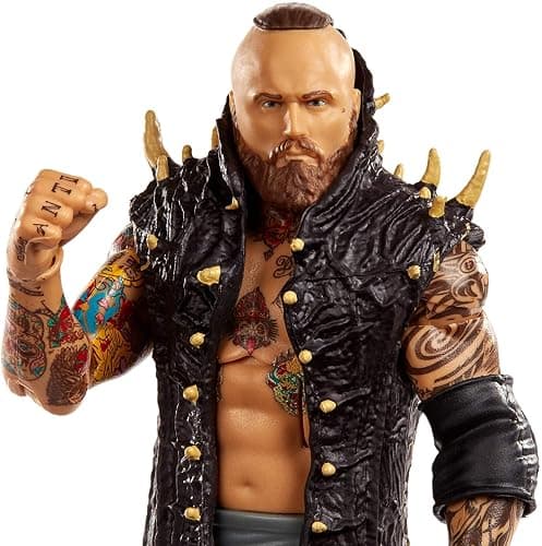 WWE Aleister Black Elite Series #73 Deluxe Action Figure with Realistic Facial Detailing, Iconic Ring Gear & Accessories - Image 1