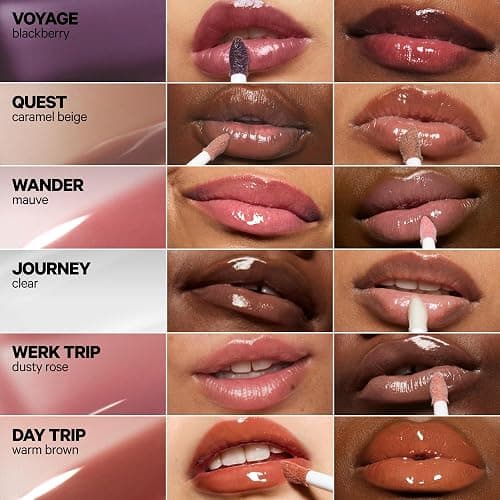 Milk Makeup Odyssey Lip Oil Gloss - For Fuller and Glossy Lips - Long Lasting Moisture - Semi-Sheer Color - Vegan Cruelty Free thumbnail 5