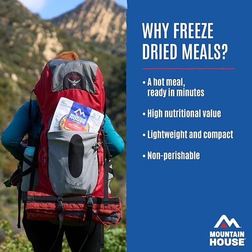 Mountain House Emergency Meal Assortment Kits, Freeze-Dried Survival Food Kit for Disaster Preparedness & Long-Term Storage, 30-Year Shelf Life thumbnail 3