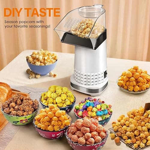 Oil-Free Popcorn Machine – Quick Popcorn in 2-3 Minutes, 4.5 Quart thumbnail 6
