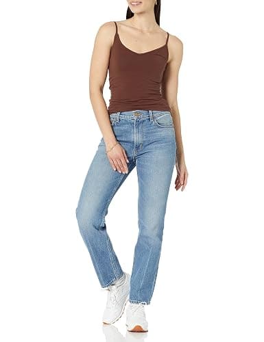 Amazon Essentials Women's Slim-Fit Knit V-Neck Layering Cami (Available in Plus Size), Pack of 4 thumbnail 6