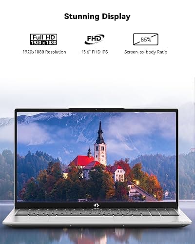 NIMO 15.6'' IPS FHD-Laptop, 16GB RAM 1TB SSD AMD Ryzen 5(Beat i5-1135G7, 4 Cores Up to 3.7GHz) Student Computer with 65W Type-C, 2 Years Warranty, Fingerprint, Backlit Keyboard, BT5.2, Numpad thumbnail 9