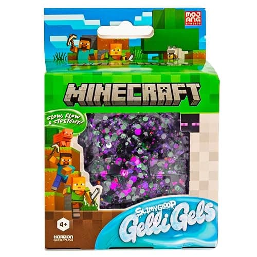 Minecraft SLIMYGLOOP® Gelli Gels Enderman, Purple Slow-Flow Glitter Squishy Sensory Toy, Squeeze Stress Toy for Kids & Teens, Satisfying Sugar Squish Fidget thumbnail 7