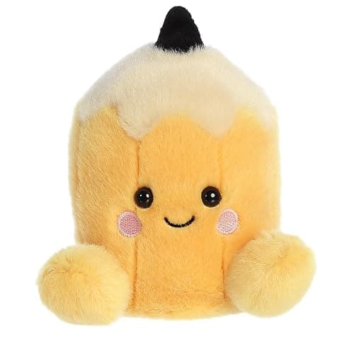 Aurora® Adorable Palm Pals™ Tike Pencil™ Stuffed Animal - Pocket-Sized Play - Collectable Fun - Yellow 5 Inches - Image 1