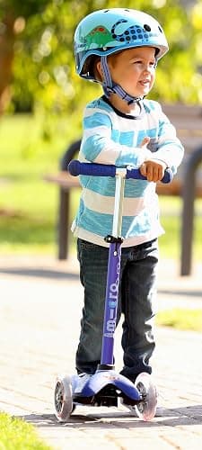 Micro Kickboard Mini 3-Wheel Toddler Scooter, Ages 2-5, Up to 110lbs | Lean-to-Steer Design, Adjustable T-Bar Grows with Your Child, Smooth-Ride PU Wheels, Rear Brake, Swiss-Engineered thumbnail 3