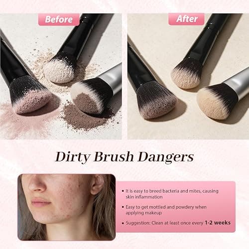 Electric Makeup Brush Cleaner & Dryer, Portable Machine for Makeup Lovers | Deep cleaning for most makeup brushes, dual-use as mini cooling fan, Lightweight and space-saving, great gift for friends thumbnail 7