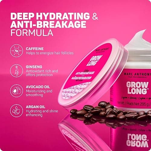 Marc Anthony Hair Mask - Repairs, Strengthens & Maintains Bonds within Hair - Eliminates Frizz, Flyaways & Reduce Breakage - Dry & Damaged Hair Professional Treatment thumbnail 5