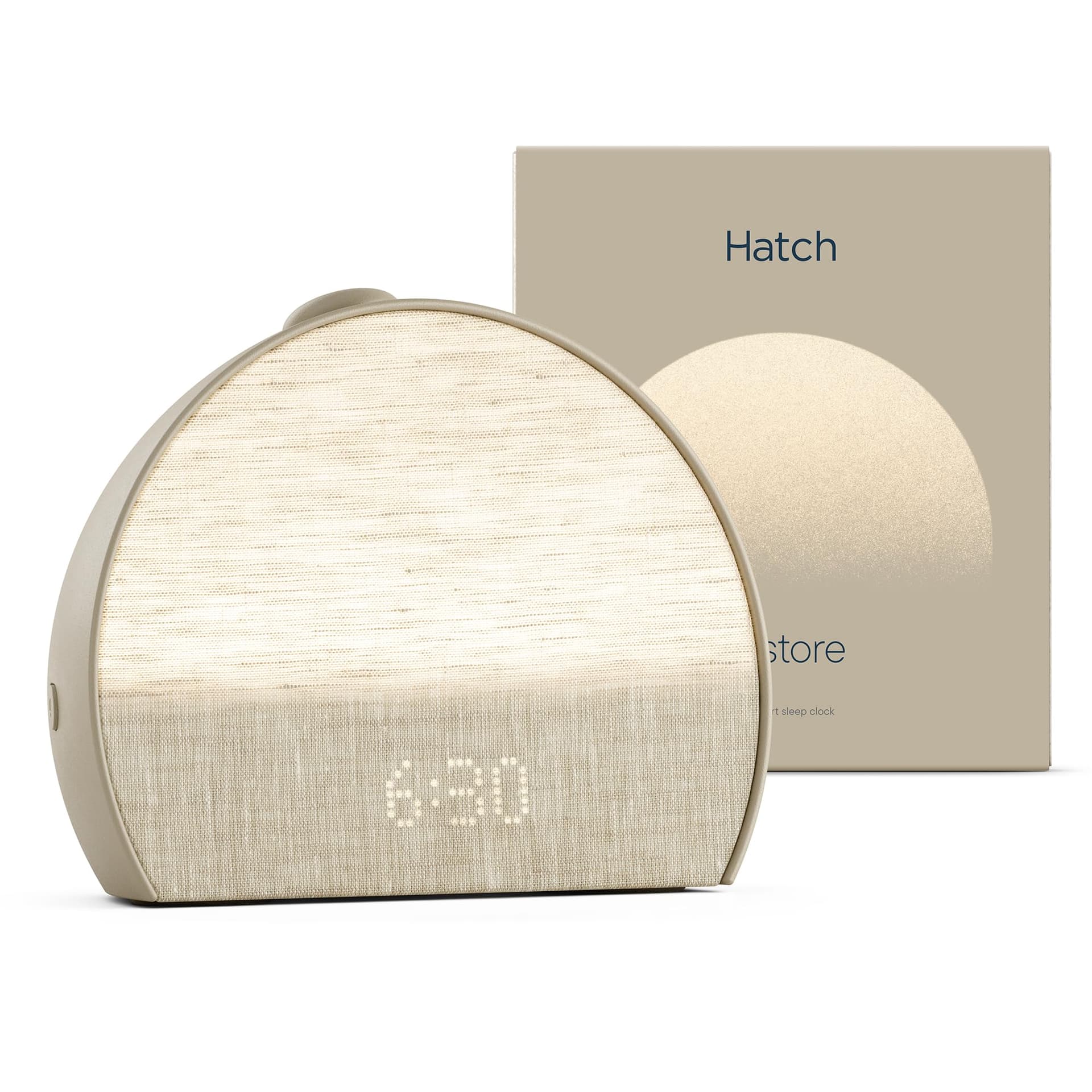 Hatch Restore 3 Sunrise Reloj despertador, máquina de sonido, luz inteligente (gris), ruido blanco - Image 1