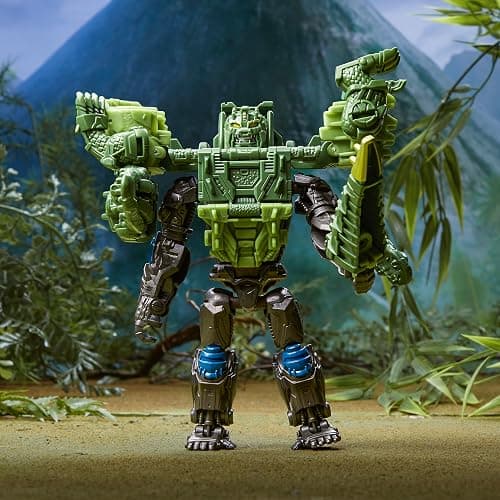 Transformers: Rise of the Beasts Movie, Beast Alliance, Beast Combiners 2-Pack Optimus Primal & Skullcruncher Toys, Ages 6 and Up, 5-inch thumbnail 6