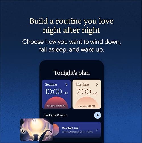 Hatch Sleep Clock Bedside Sleep Tracker, Smart Light, Sound Machine, Cocoa thumbnail 5