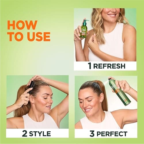 Garnier Fructis Style Sleek and Shine Anti-Humidity Hairspray, Ultra Strong Hold, Frizz Protection 8.25 Oz, 1 Count (Packaging May Vary) thumbnail 5