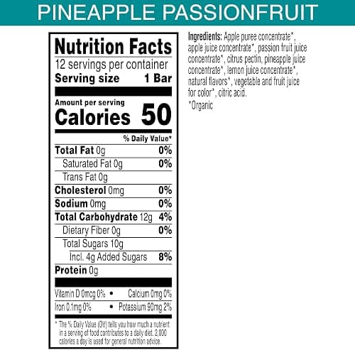 Pure Organic Layered Fruit Bars, Gluten Free, Vegan Fruit Snacks, Variety Pack, 12.4oz Box (48 Bars) (Pack of 4) thumbnail 3