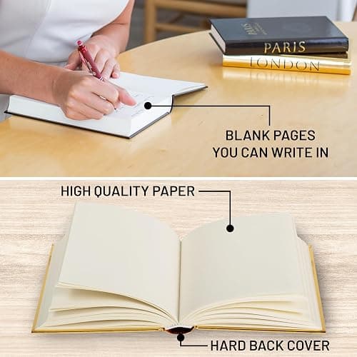 Decorative Books for Home Decor - Christmas Gift Ideas - Faux Books for Decoration - Christmas Coffee Table Books - Fashionable Black and Gold Foiled for Room Decor Aesthetic -Set of 3(Black and Gold) thumbnail 5