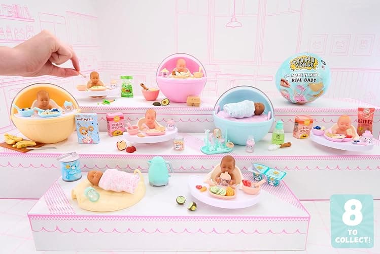 Make It Mini Real Baby Make It Mini Baby Food (2 Pack) Mini Collectibles - Blind Pack, DIY, Realistic Miniature, Playset, Bottles, Replica Food, Collectors, Girls Toys, Gifts 8+, NOT Edible thumbnail 3