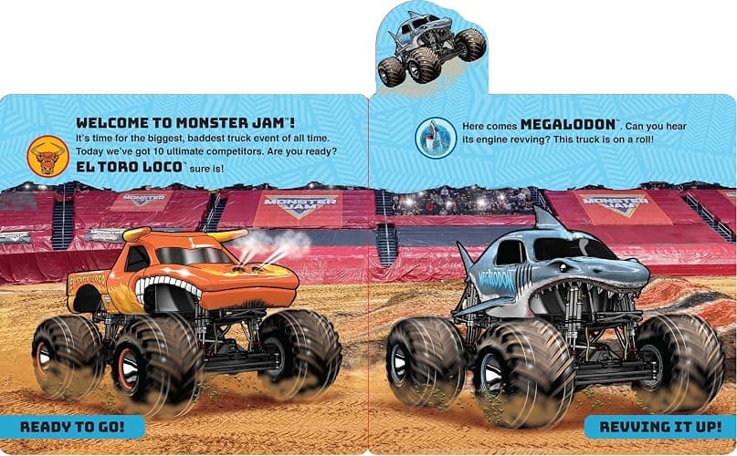 Monster Jam: Gear it Up! (10-Button Sound Books) thumbnail 6